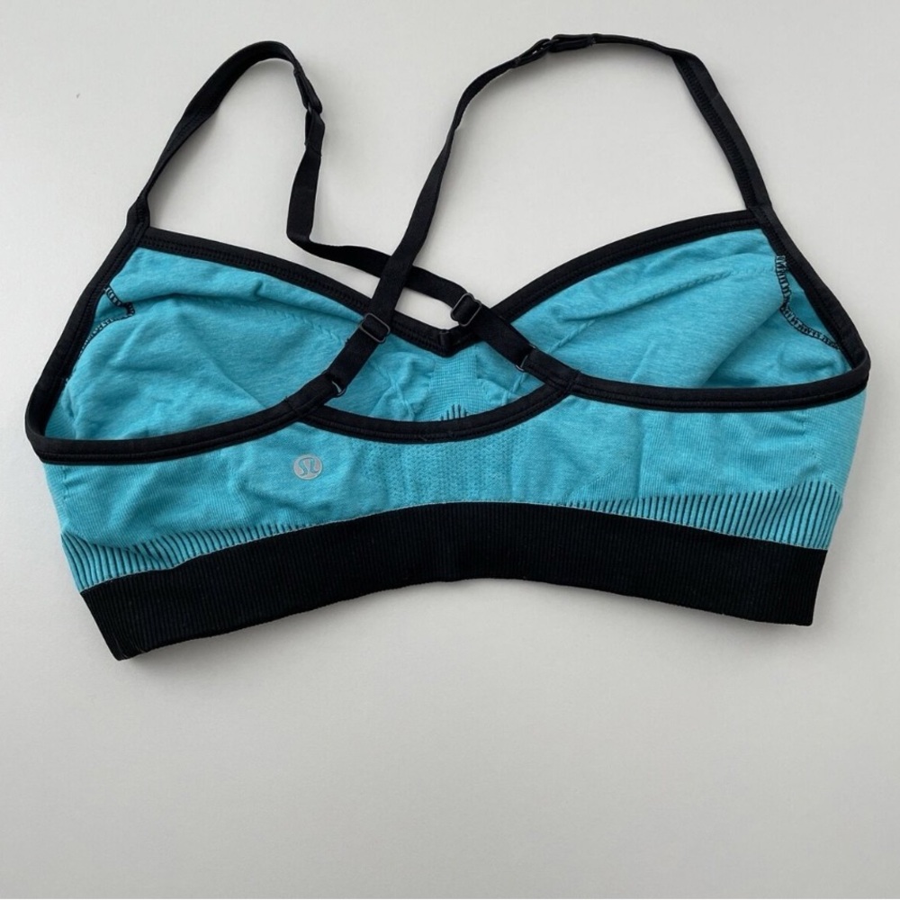 Lululemon Ebb To Street Bra Blue/Black